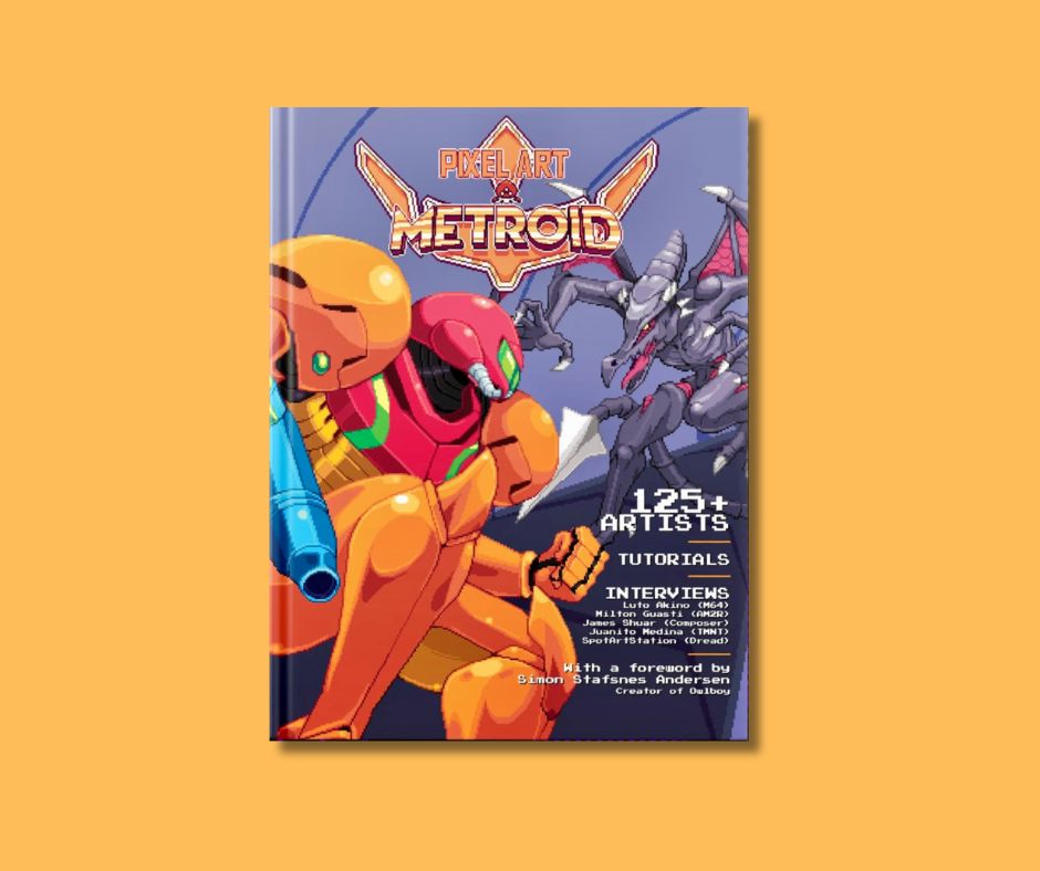 Pixel Art: Metroid Retro Game Books PixelCrib