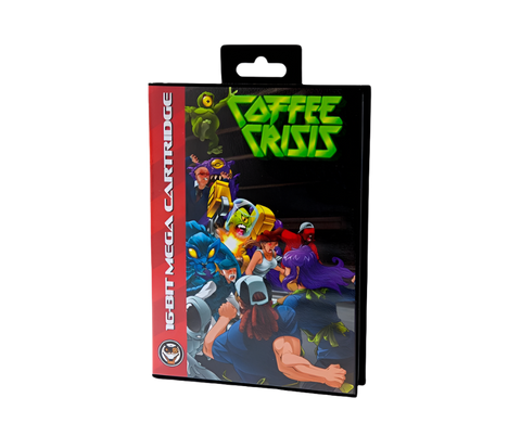 Coffee Crisis - SEGA Mega Drive Cartridge