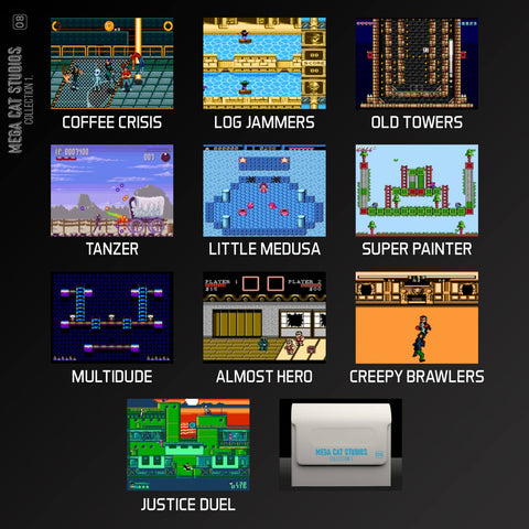 Mega Cat Studios Collection 1 - Evercade Cartridge
