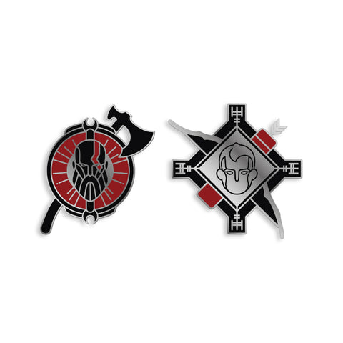Pin Kings God of War Enamel Pin Badge Set