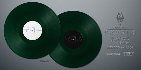 Elder Scrolls V: Skyrim Vinyl Soundtrack Emerald Green vinyl