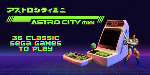 Sega Astro City Mini Console and Mini Control Pad