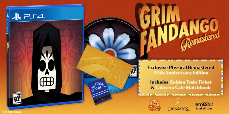 Grim Fandango PS4 Physical Video Game