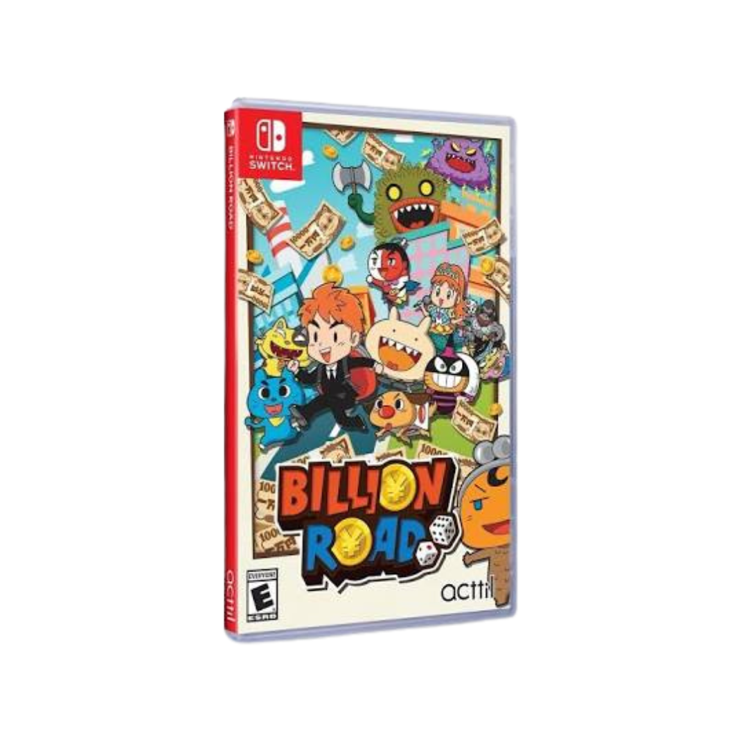 Game box for 'Billion Road' on a white background