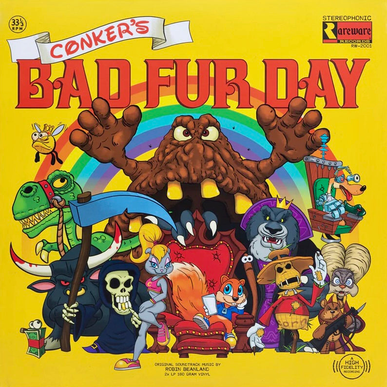 Conker's Bad Fur Day Vinyl Soundtrack 2xLP