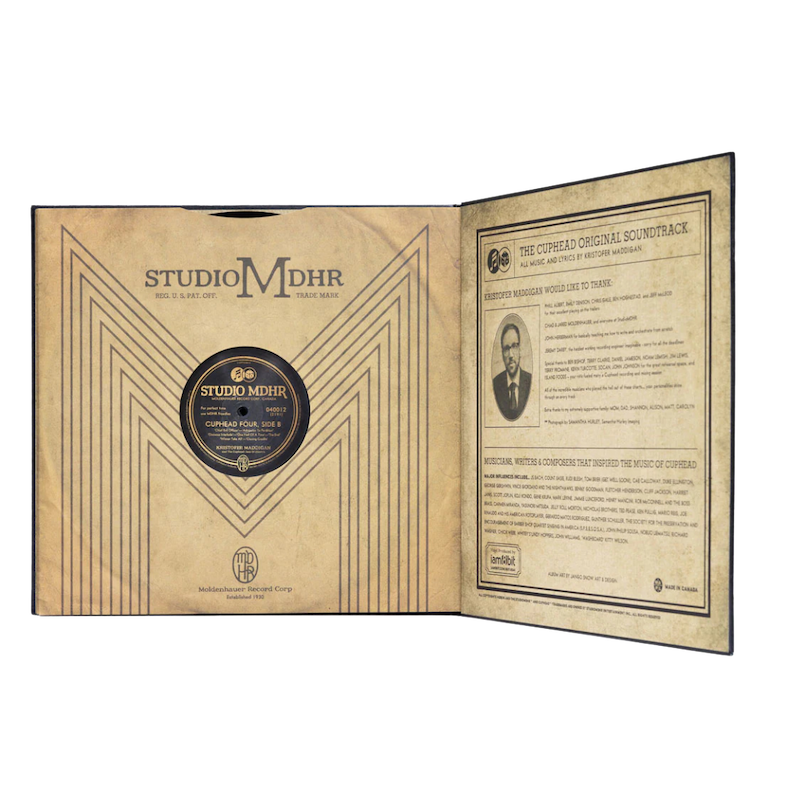 Cuphead 4xLP Deluxe Vinyl Soundtrack