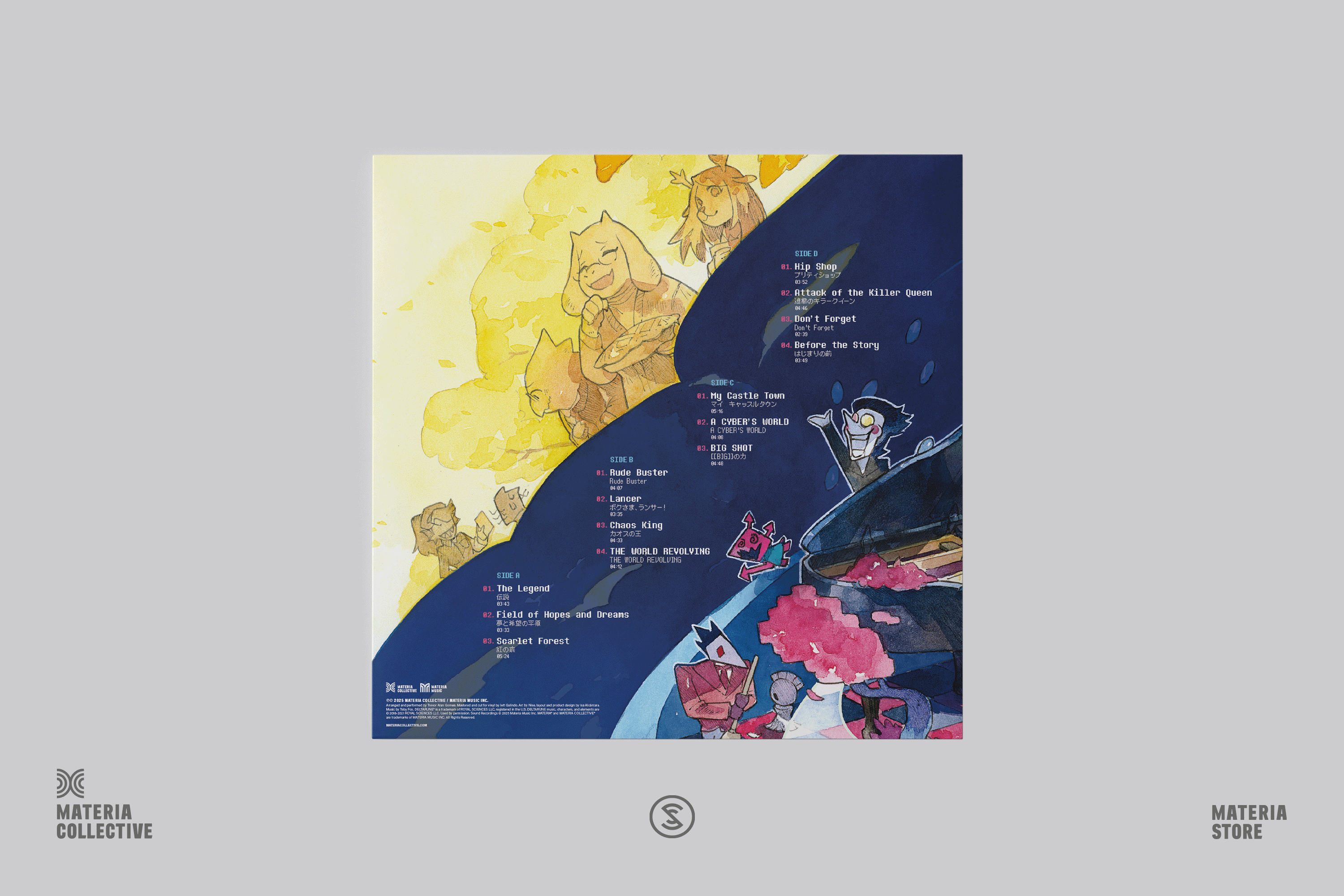 DELTARUNE Piano Collections, Volume 1 Vinyl 2xLP