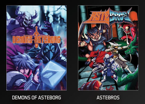 Demons of Asteborg / Astebros - Evercade Cartridge
