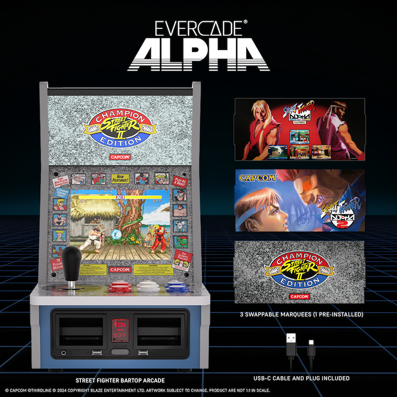 Evercade Alpha Street Fighter™ Bartop