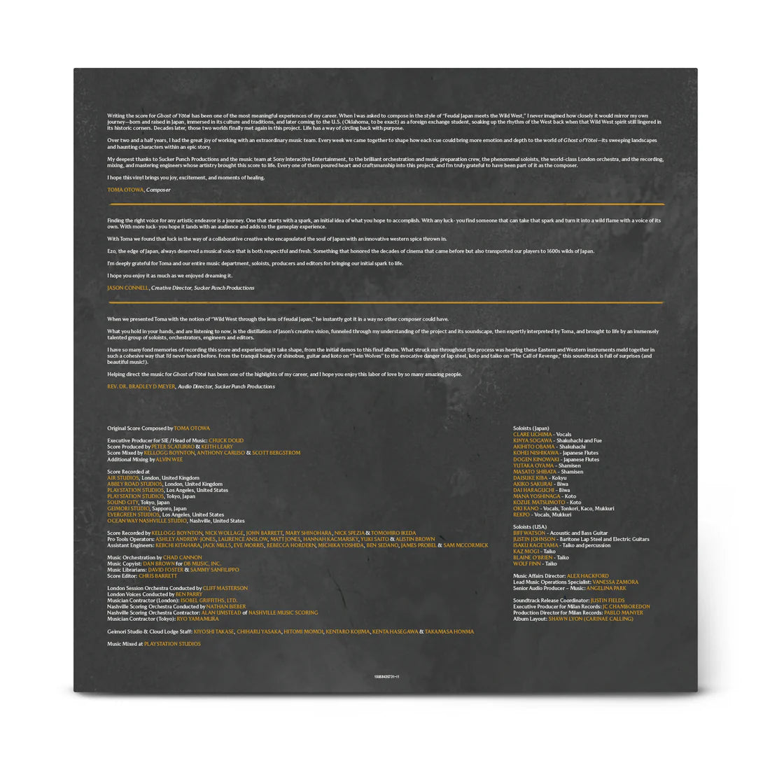 Ghost of Yōtei Original Game Soundtrack 2LP
