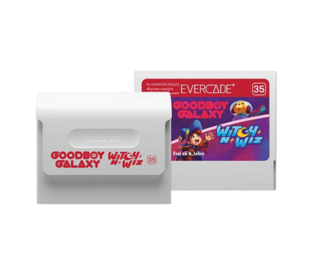 #35 Goodboy Galaxy / Witch N' Wiz - Evercade Cartridge