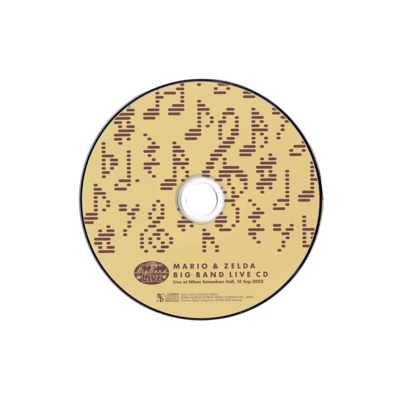 Mario & Zelda Big Band Live Original Soundtrack (Compact Disc)