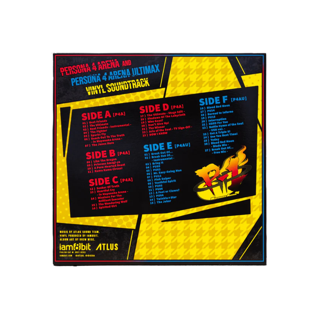 Persona 4 Arena & Persona 4 Arena Ultimax 3xLP