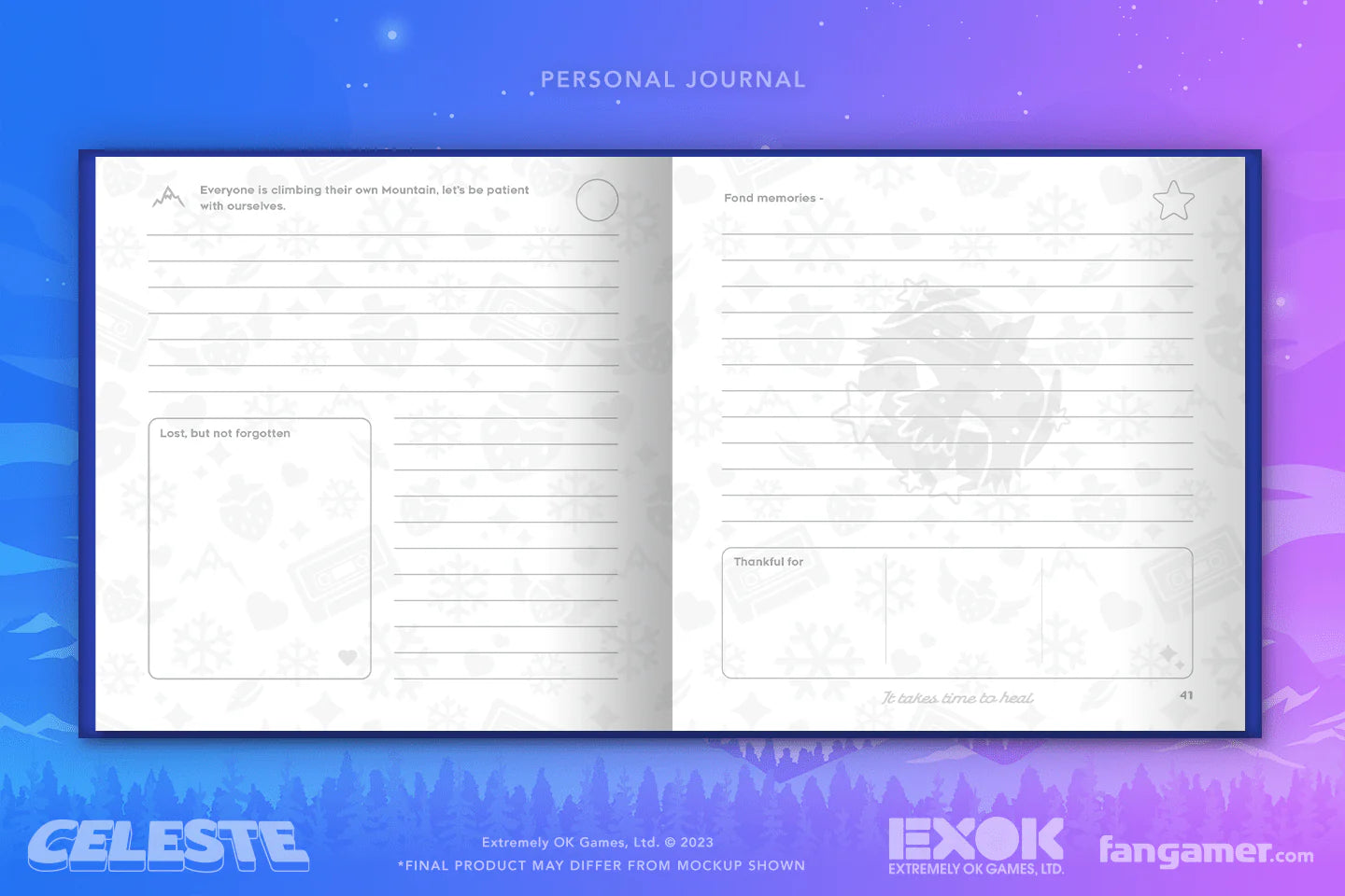 Reflection Art Album and Journal Set (Celeste)