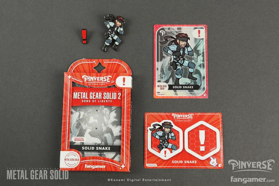 Solid Snake Pin Pack