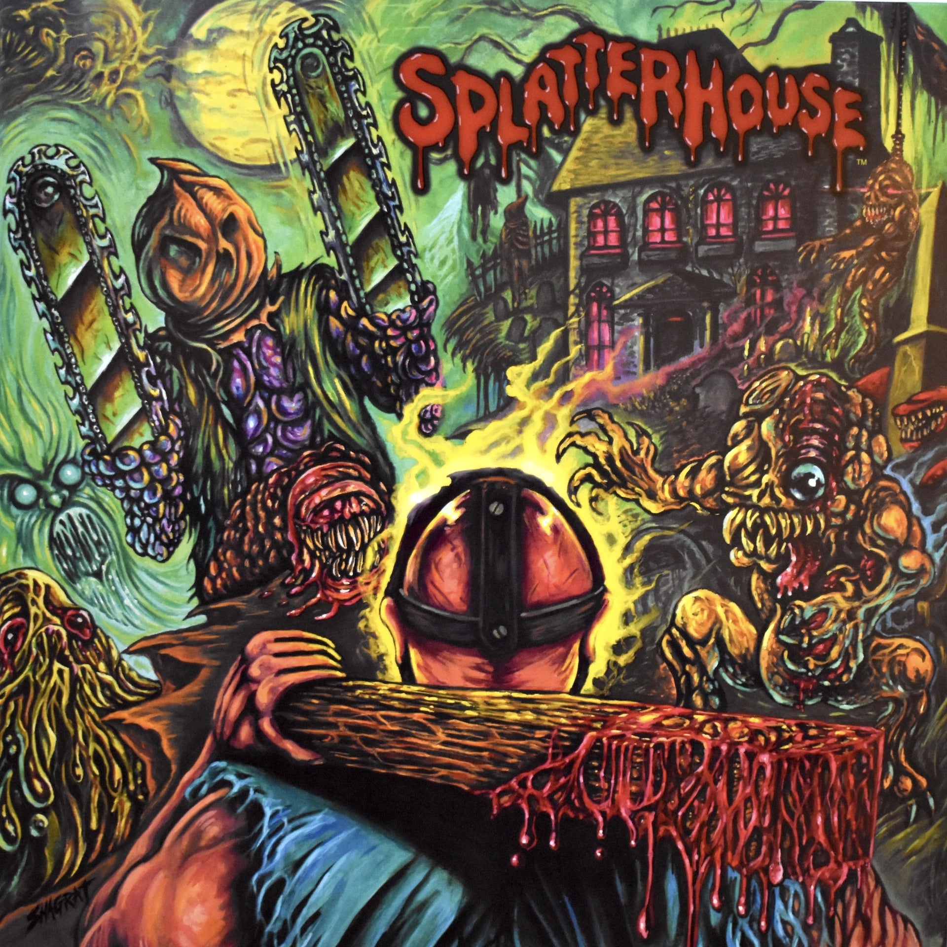 スプラッターハウス　SPLATTERHOUSE サウンドトラック　レコード　LP Splatterhouse Video Game Soundtrack LP | Spacelab 9 | PixelCrib