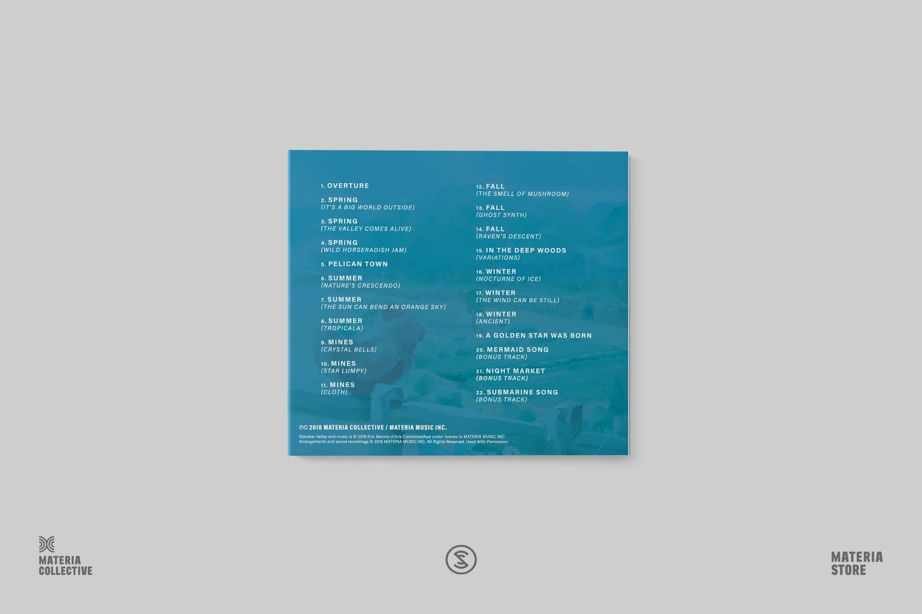 Stardew Valley Piano Collections CD
