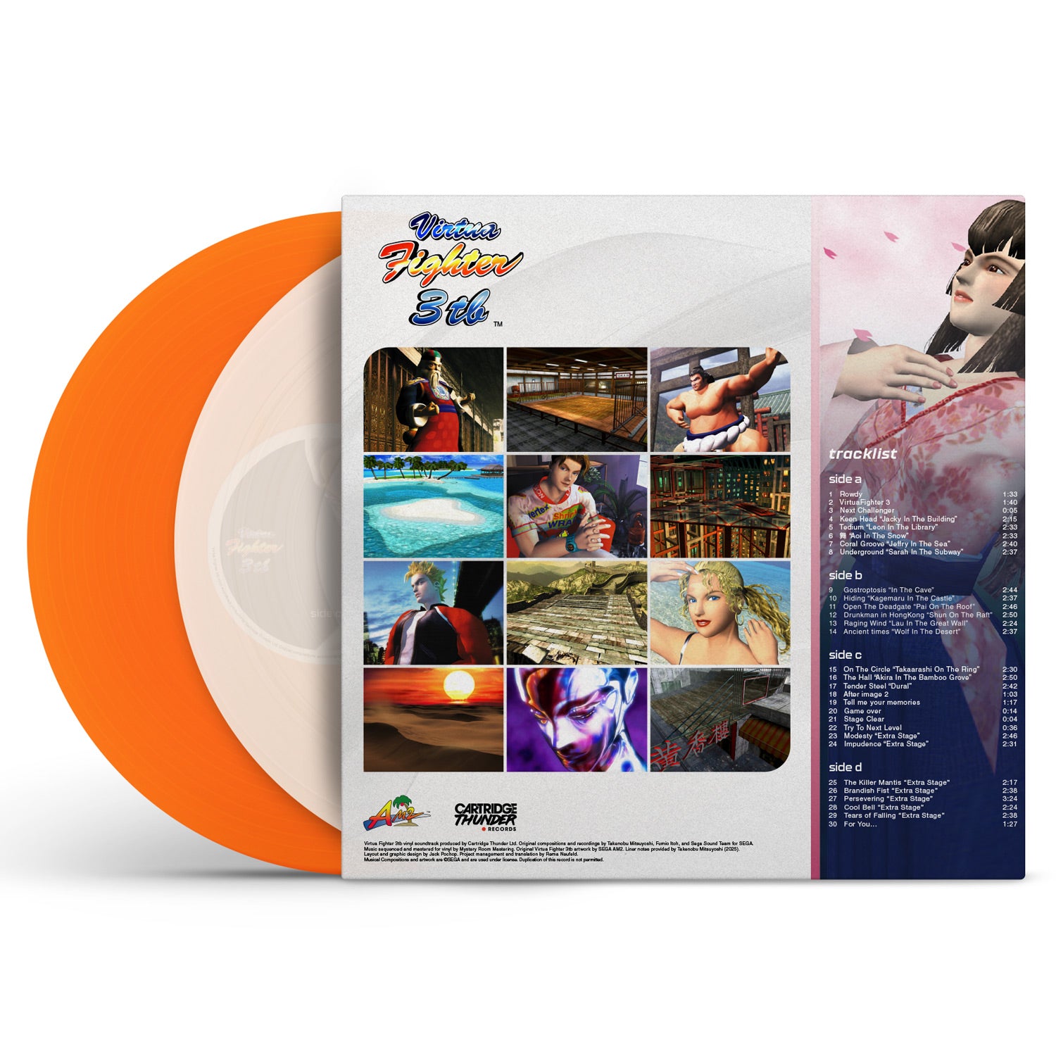 Virtua Fighter 3tb Original Game Soundtrack 2xLP