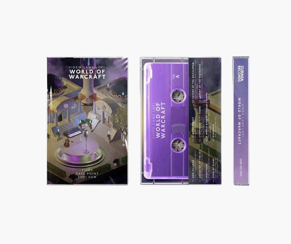 Video Game LoFi: World of Warcraft - Tiggs & Save Point (Cassette Tape)
