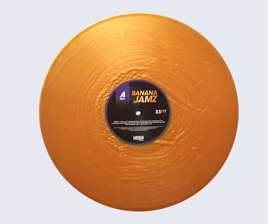 Banana Jamz 199x Vinyl Record | Cartridge Thunder | PixelCrib