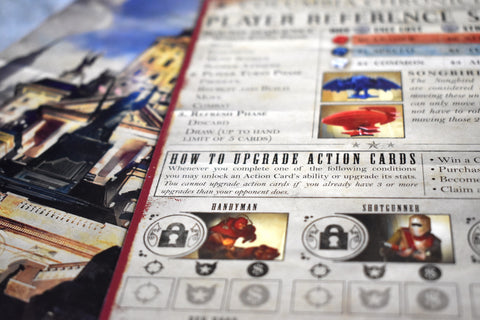 Bioshock board game how to upgrade action cards