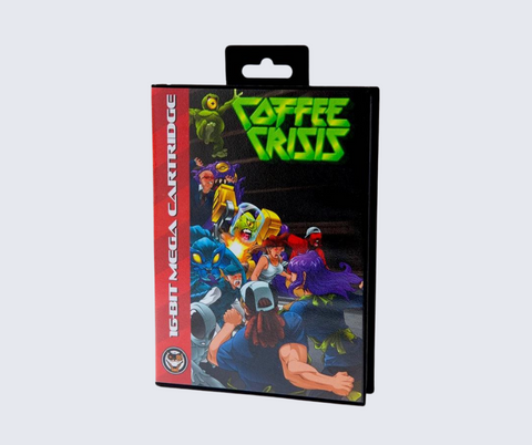Coffee Crisis - SEGA Mega Drive Cartridge