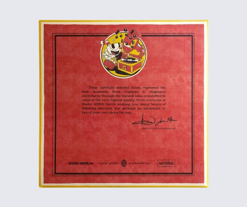 Cuphead 2xLP Vinyl Soundtrack