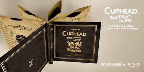 Cuphead Deluxe Vinyl 1930s era packaging