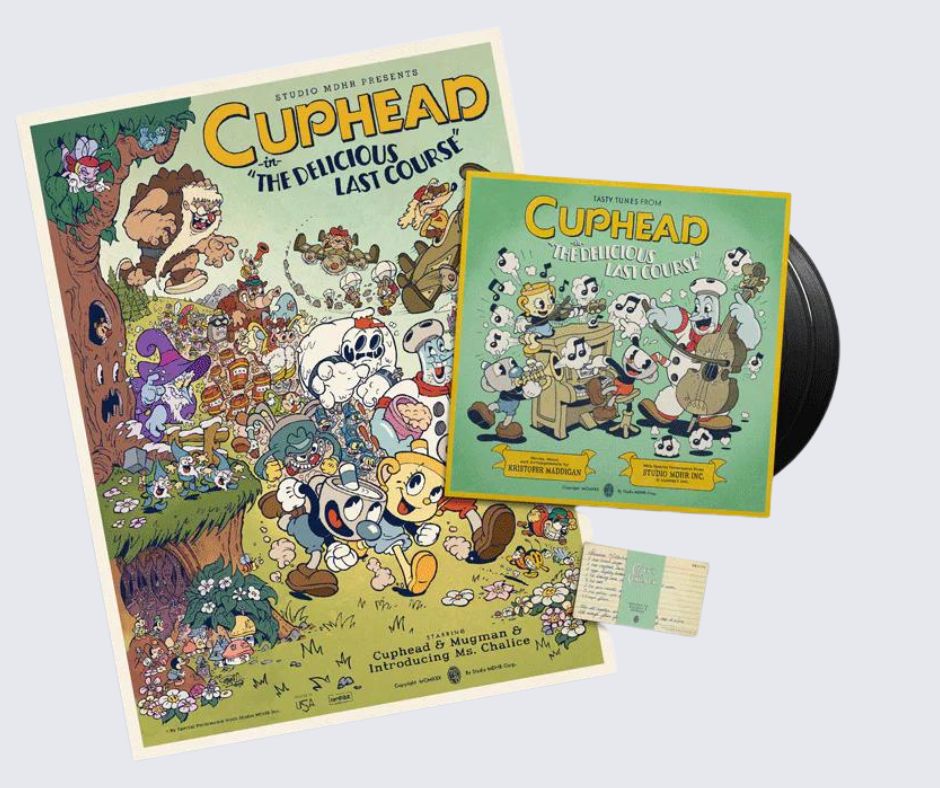 Cuphead the Delicious Last Course 2xLP | iam8bit | PixelCrib