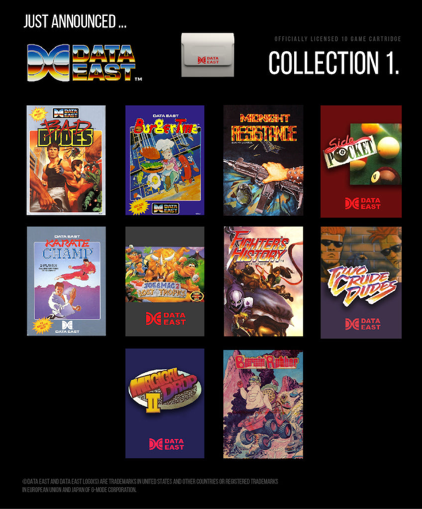 Data East Collection 1 - Evercade Cartridge