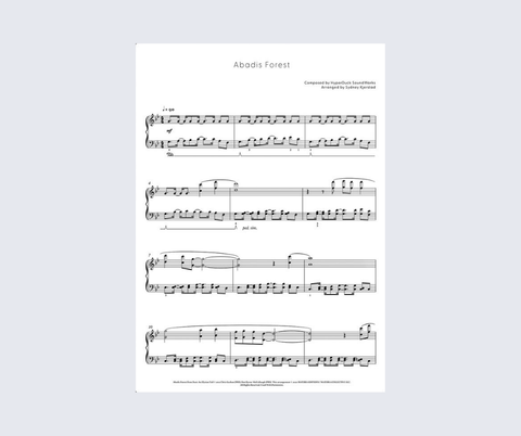 Dust: An Elysian Tail Piano Selections (Physical Sheet Music Book)