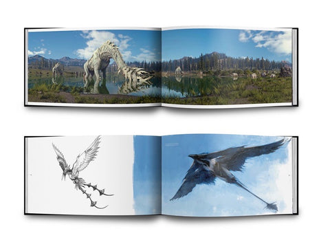 The Art and Design of Final Fantasy XV inside book concept art