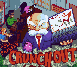 Fork Parker's Crunch Out - Super Nintendo