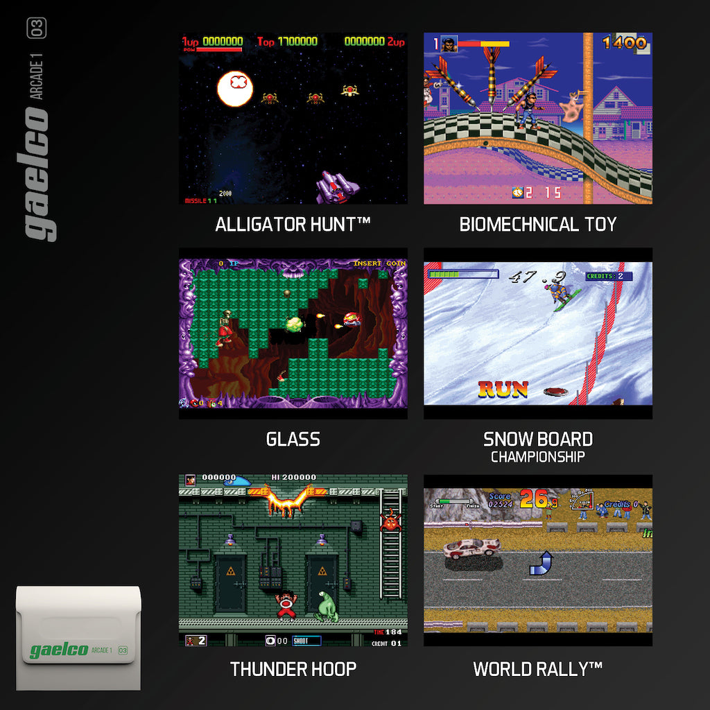 Gaelco Arcade 1 - Evercade Cartridge