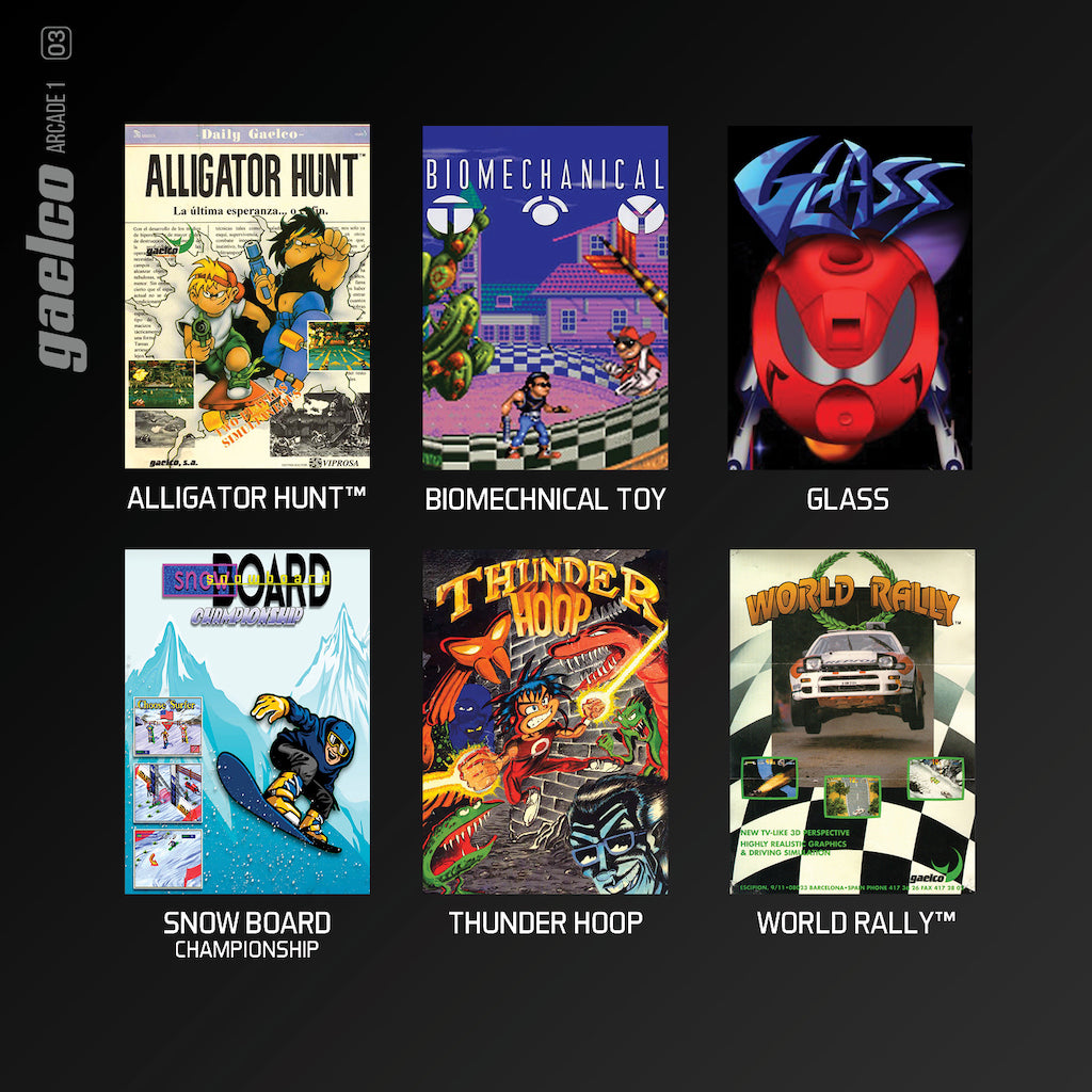 Gaelco Arcade 1 - Evercade Cartridge