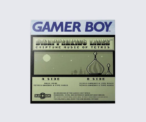 Gamer Boy Disappearing Lines: Chiptune Music of Tetris EP