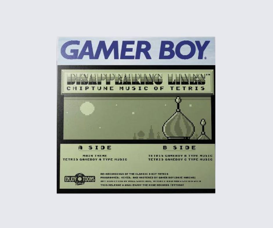 Gamer Boy Disappearing Lines: Chiptune Music of Tetris EP