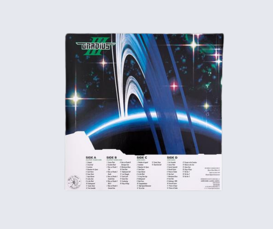 Gradius III Video Game Vinyl Soundtrack 2xLP
