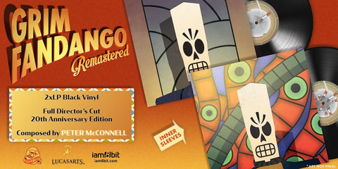 Grim Fandango 2xLP Vinyl Soundtrack inner gatefold art
