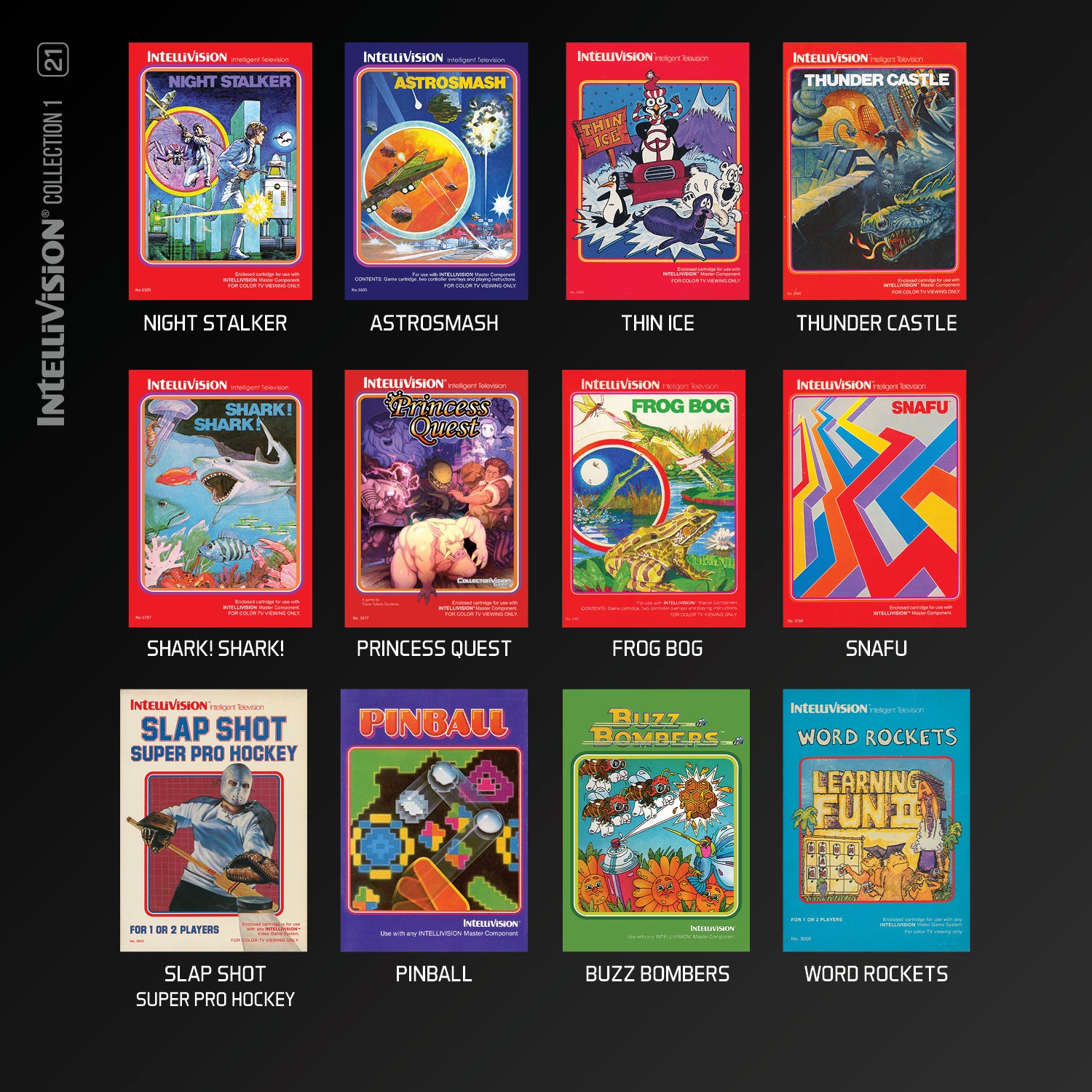Intellivision Collection 1 - Evercade Cartridge