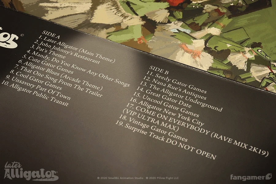 Later Alligator Vinyl Soundtrack