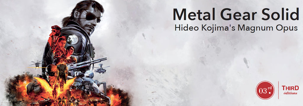 Metal Gear Solid Hideo Kojima's Cult work advertising banner
