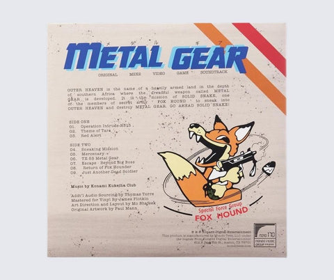 Metal Gear - Original MSX2 Video Game Vinyl Soundtrack 10"
