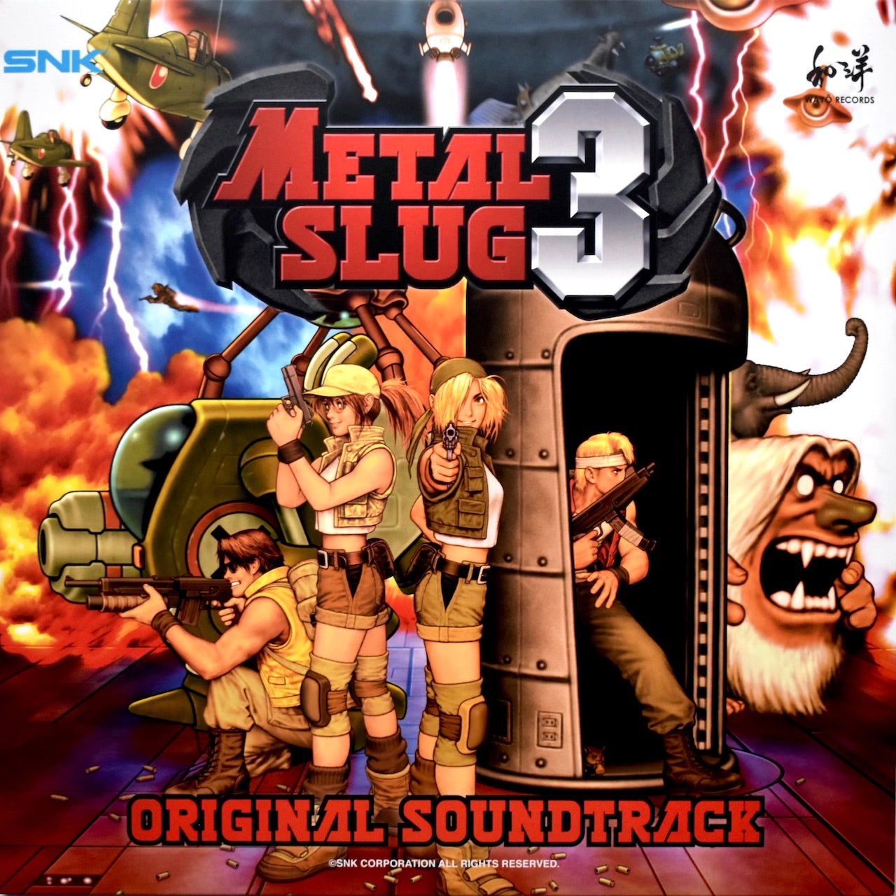Metal Slug 3 Vinyl Record Soundtrack