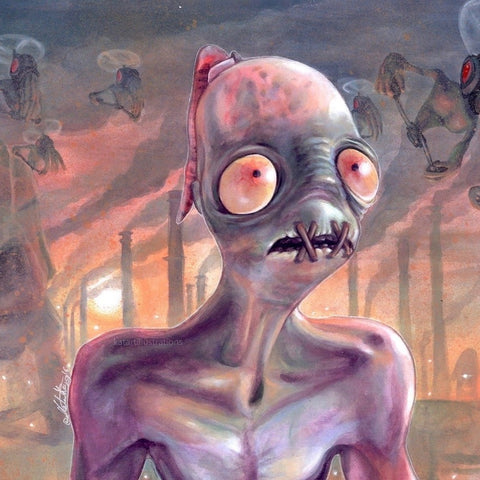 Oddworld Abe's Oddysey Artwork