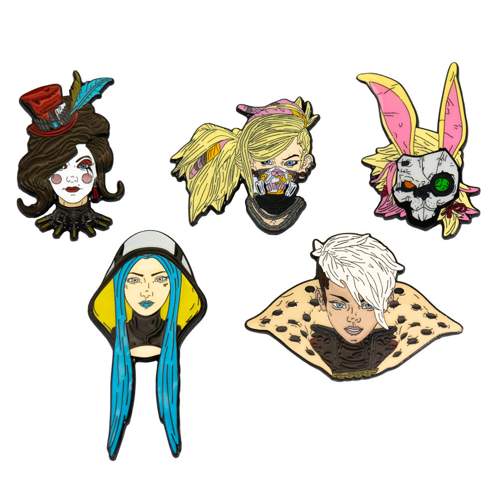 Official Borderlands 3 Collectors Pin Badge Set