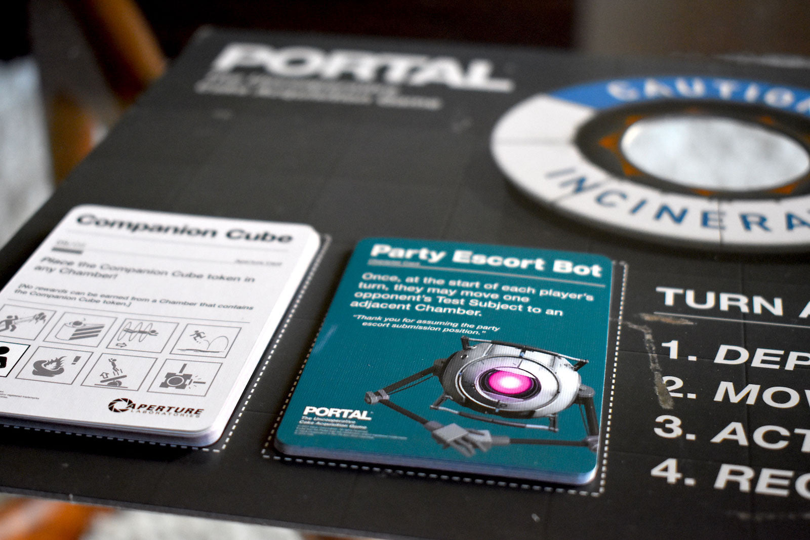 Portal board game cards