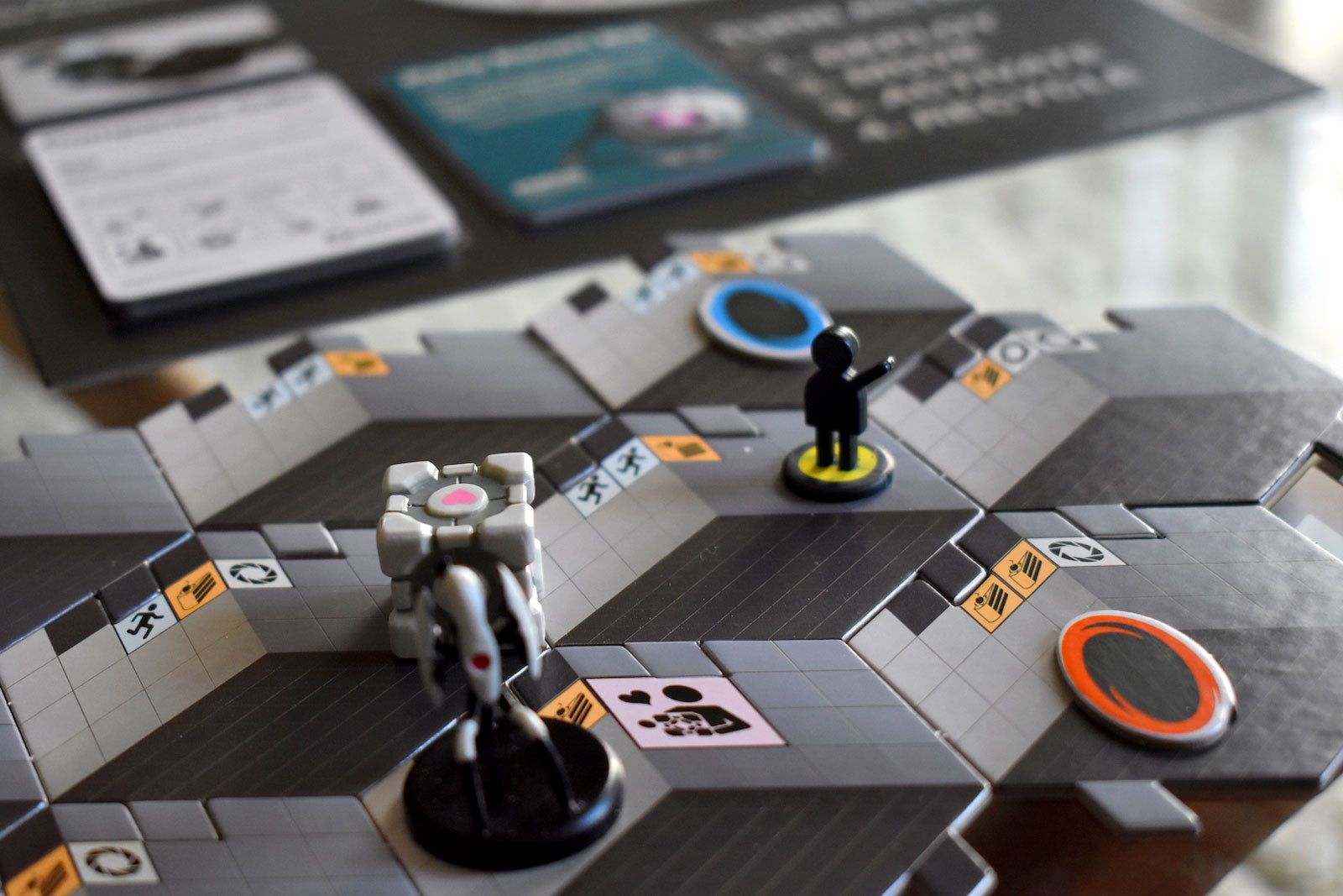 Portal board game in play