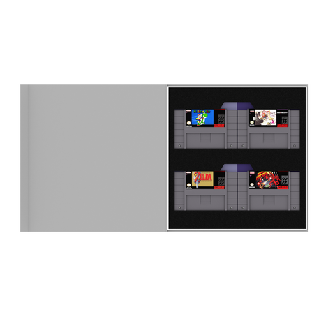 Precision Game Storage for SNES/Super Nintendo