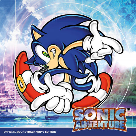 Sonic Adventure Official Soundtrack Vinyl Record Front Cover